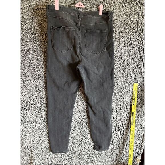 Liverpool Women's High-Rise Ankle Skinny Jeans Gray Size 12 Stretch Denim - Picture 2 of 8